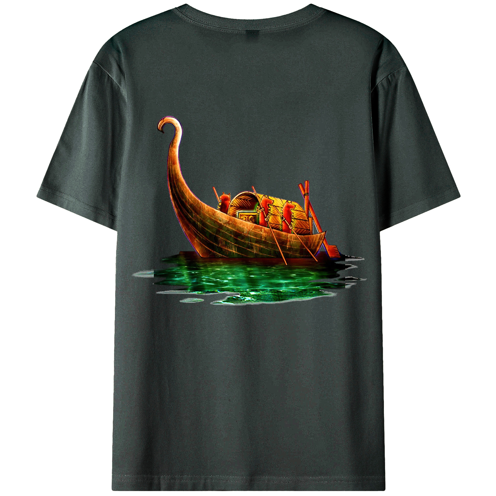 （画像用） 遊☆戯☆王 Yu-Gi-Oh! 綿100％ メンズ半袖Tシャツ（バックプリント） 通気性
